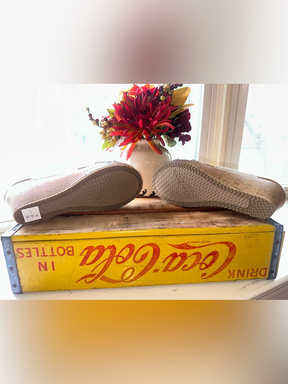 Skechers Beverlee Fancy Womens Wedge Sandals Size 10 Color Natural Lux Foam NIB - Picture 5 of 10
